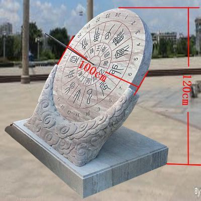 匠心传承·时光印记——校园广场石雕赤道式日晷与古代计时仪器雕塑定制指南